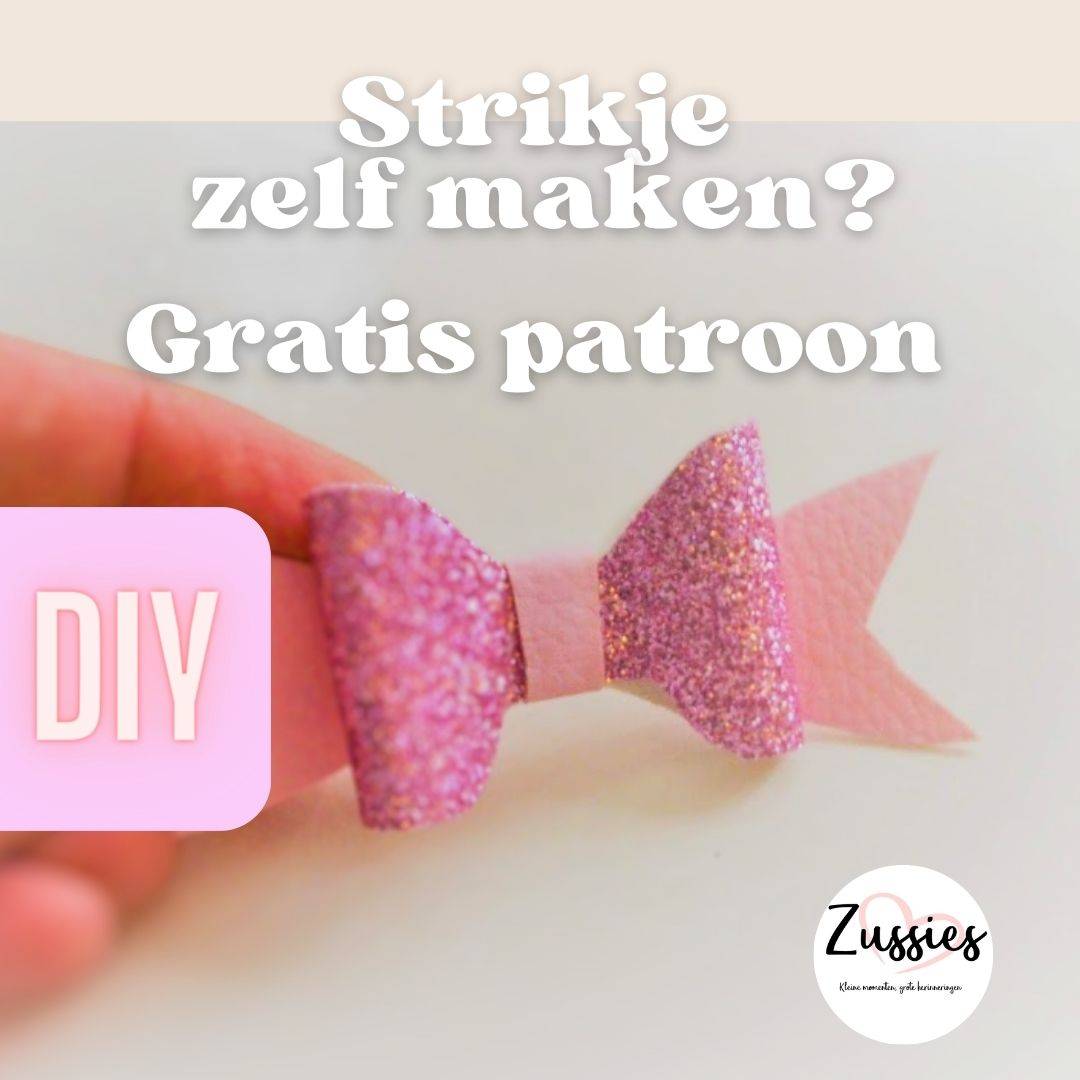 DIY- Haarstrikjes met gratis patroon