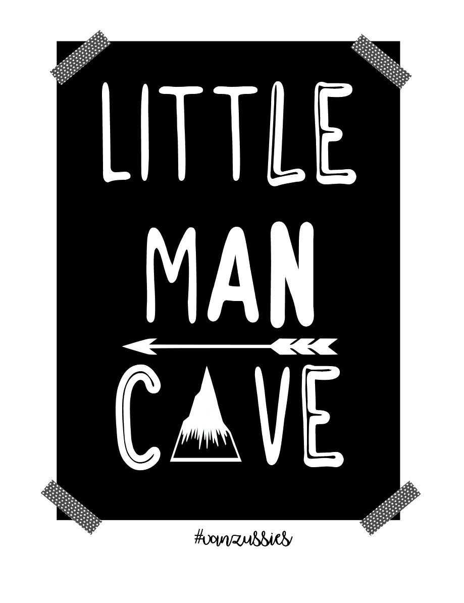 Weekprintable Little Man Cave Vanzussies