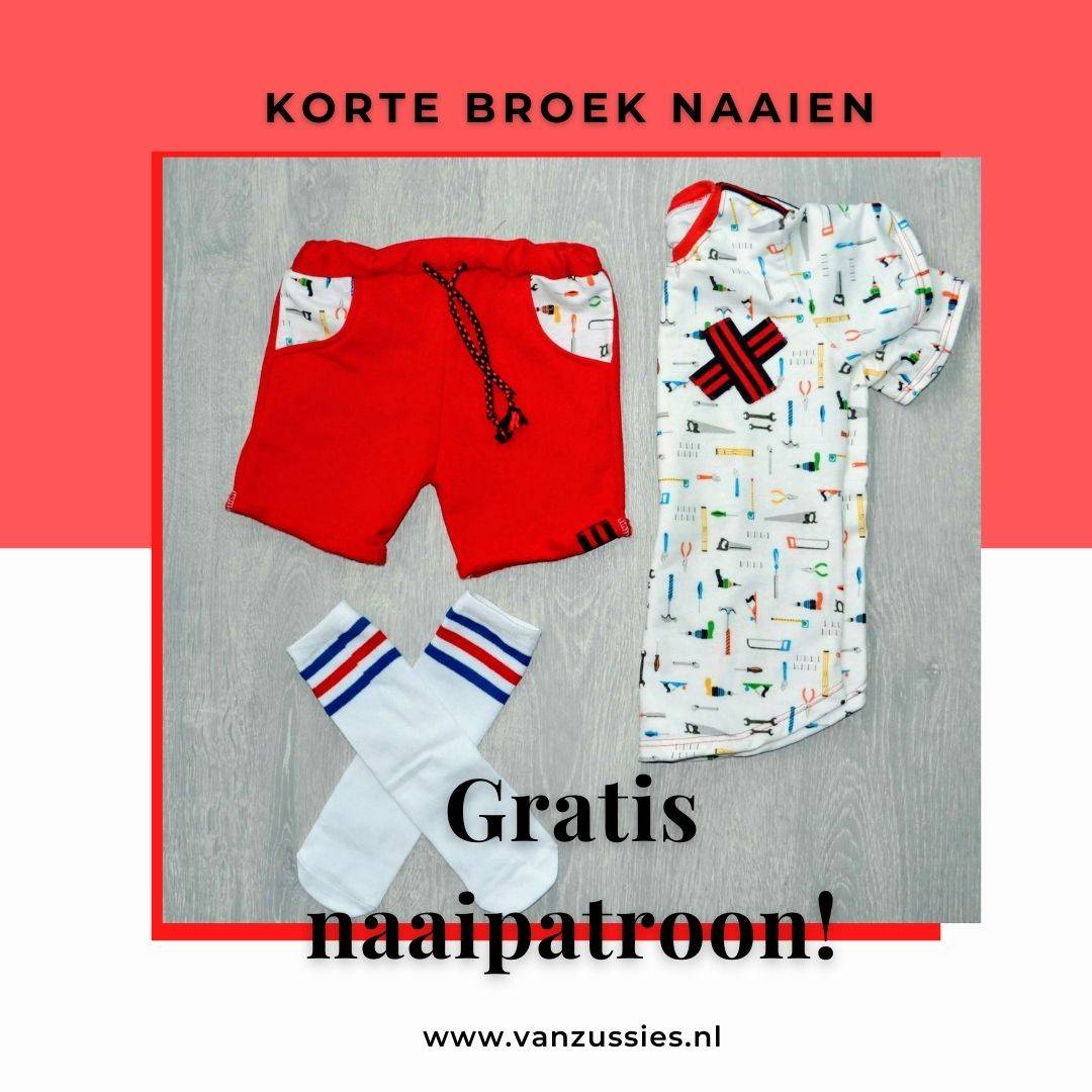 Korte broek naaien met zakken? Nu met gratis patroon