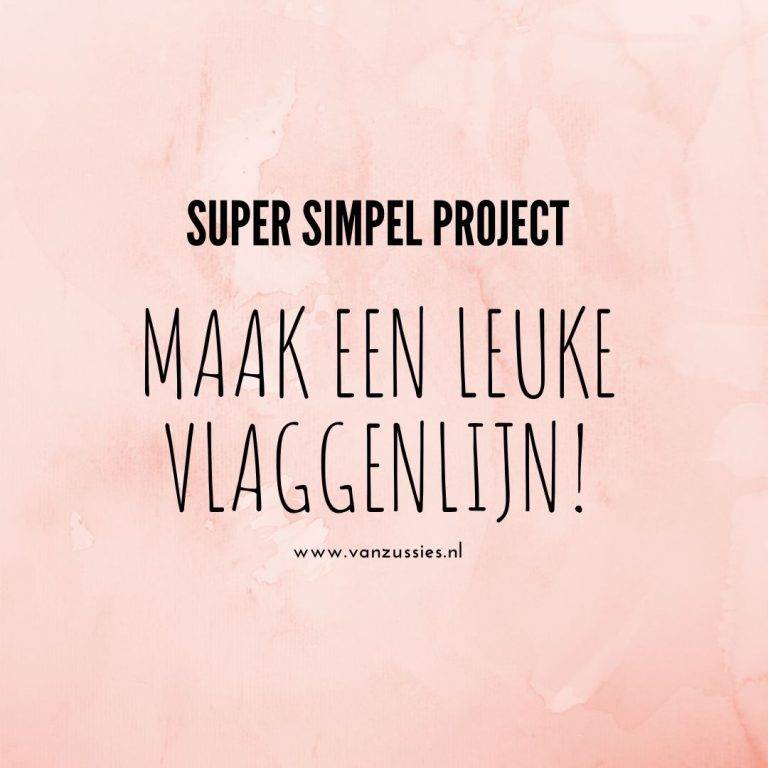 vlaggenlijn maken