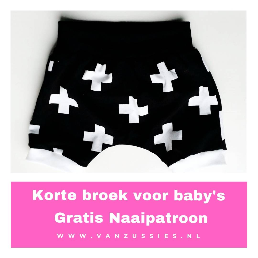 Een patroon kort baby broekje! Download gratis!