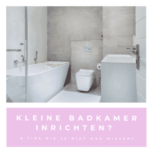 kleine badkamer