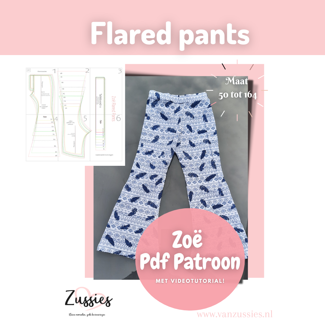 Flared Pants naaipatroon voor kinderen!