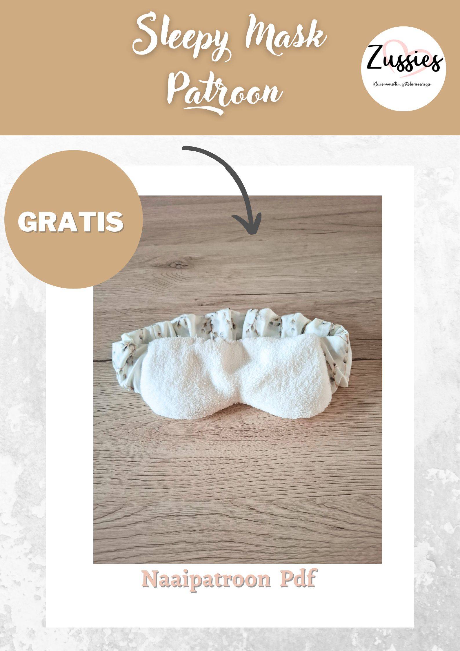 Slaapmasker patroon