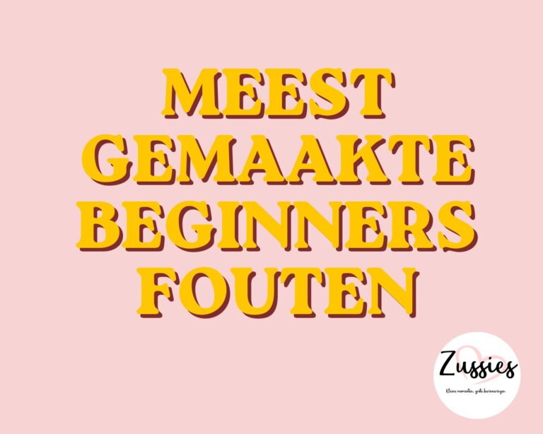 beginnersfouten